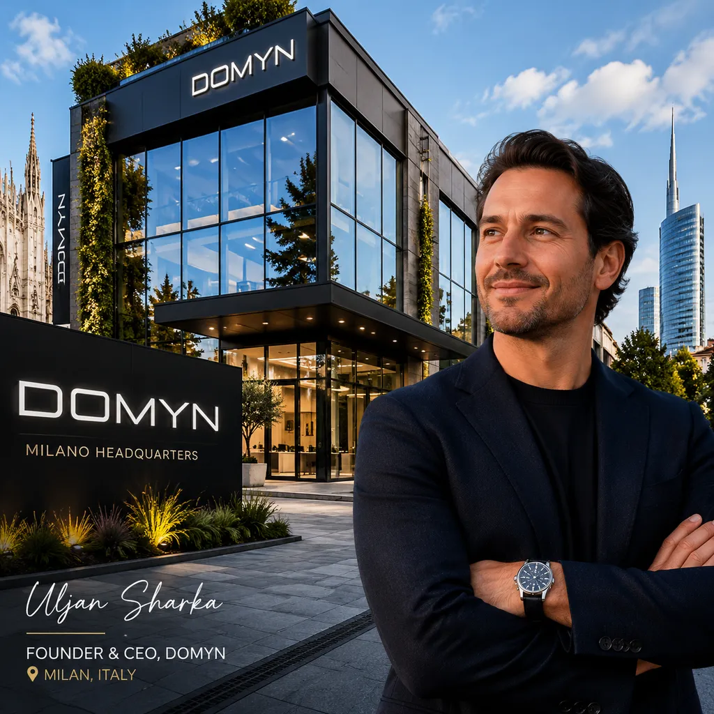 Domyn 公司米兰总部外景及创始人 Uljan Sharka