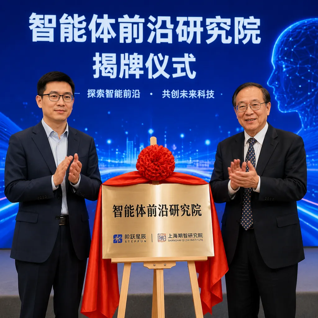Yinqi, Chairman of Step Zen, and Andrew Yao, President of the Shanghai Qi Zhi Institute, jointly attend the inauguration ceremony of the "Frontier Institute for Intelligent Agents"