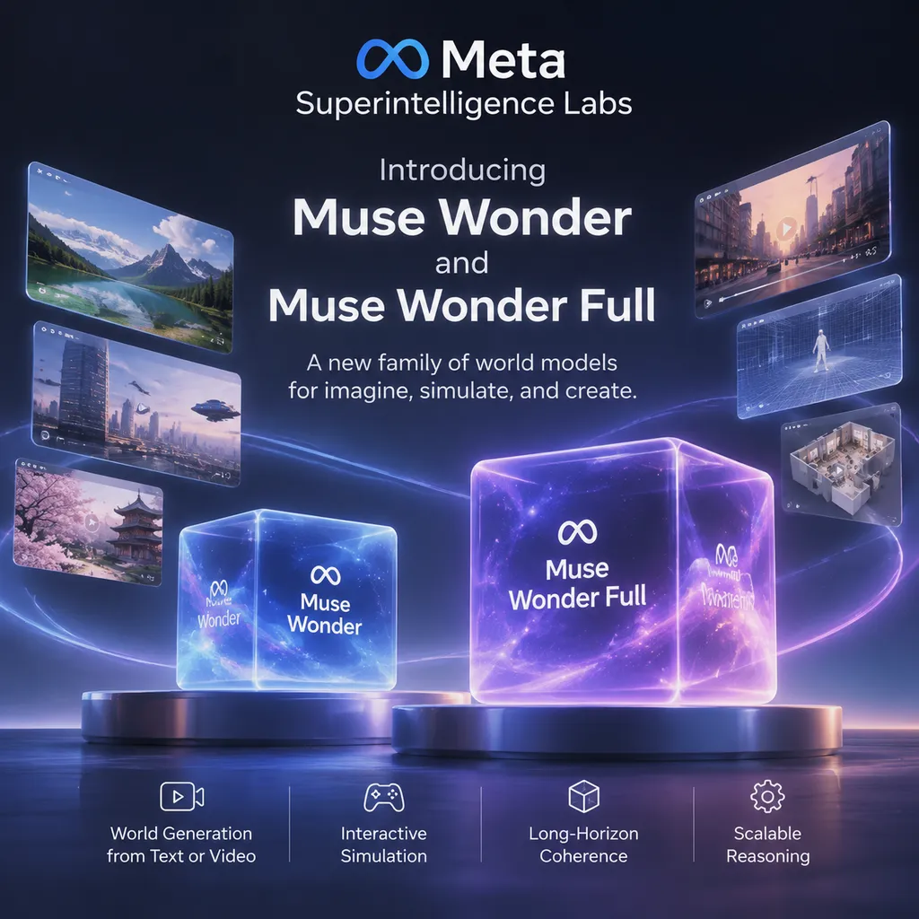 Meta Superintelligence Labs发布Muse Wonder与Muse Wonder Full的产品概念配图